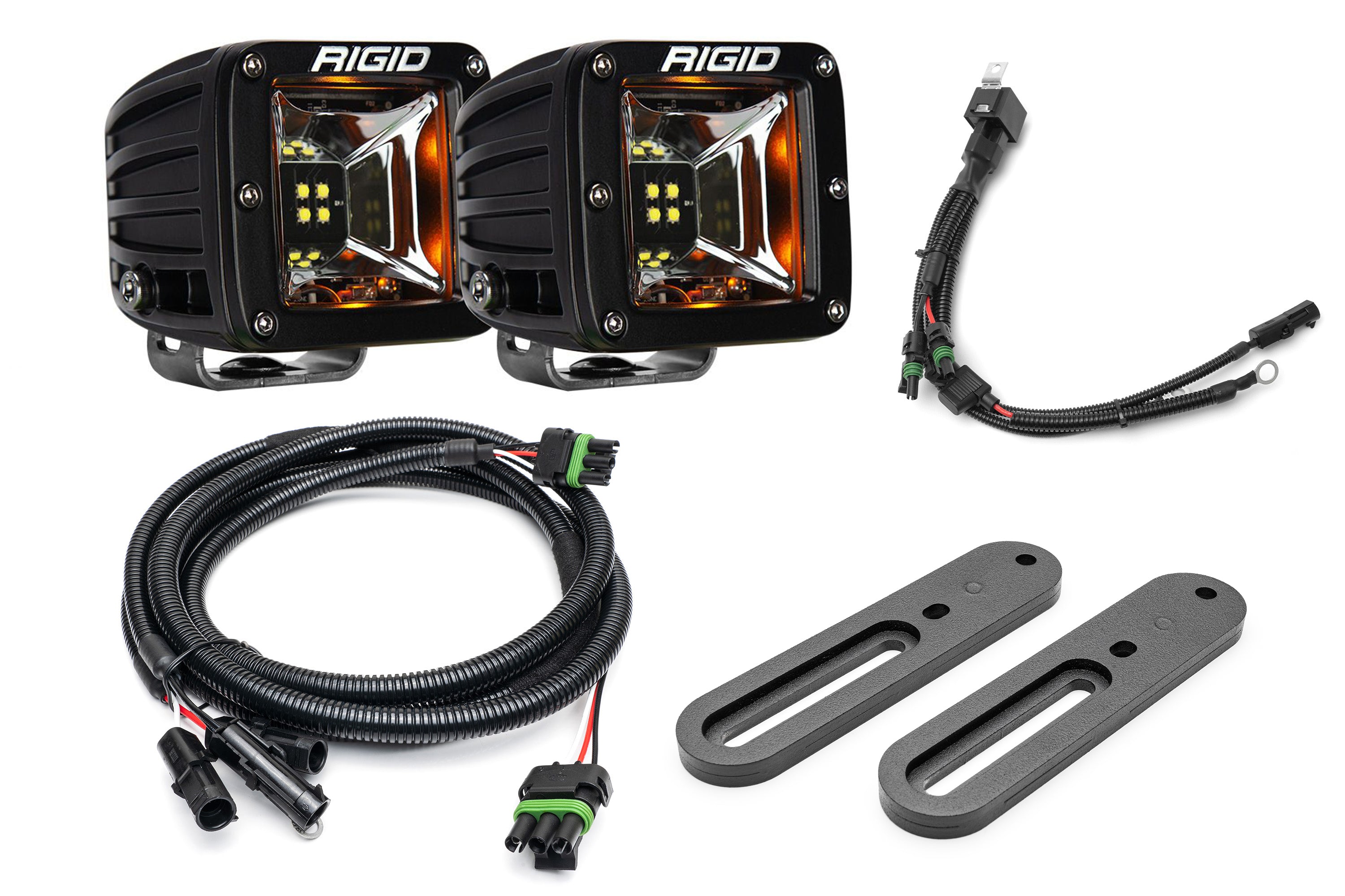 SPV Parts 2021-2025 Ford BRONCO Modular A-Pillar Light Kit (Includes Choice of Rigid Industries lights & SPV A-Pillar Mounts/Custom Harness)