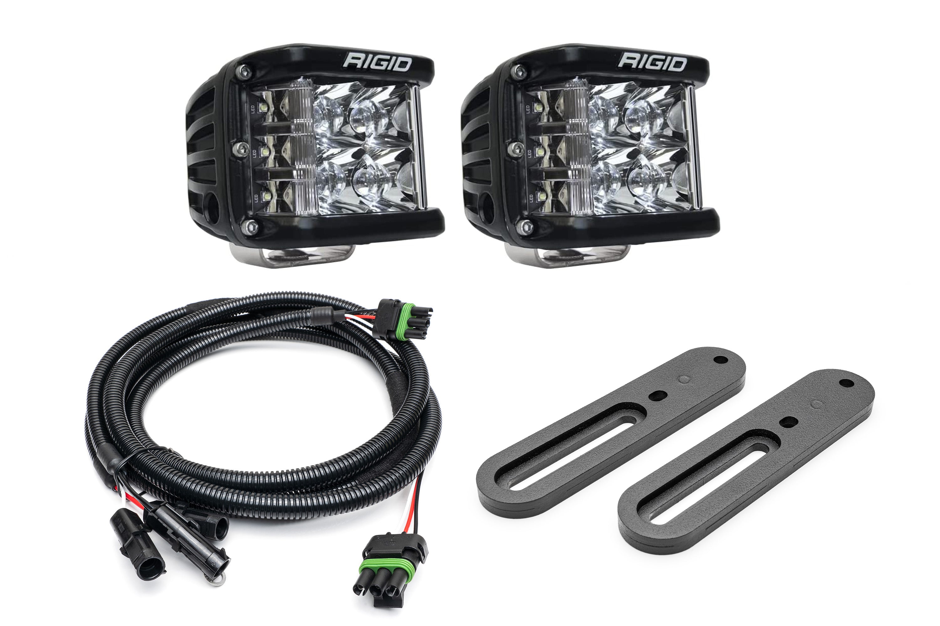 SPV Parts 2021-2025 Ford BRONCO Modular A-Pillar Light Kit (Includes Choice of Rigid Industries lights & SPV A-Pillar Mounts/Custom Harness)