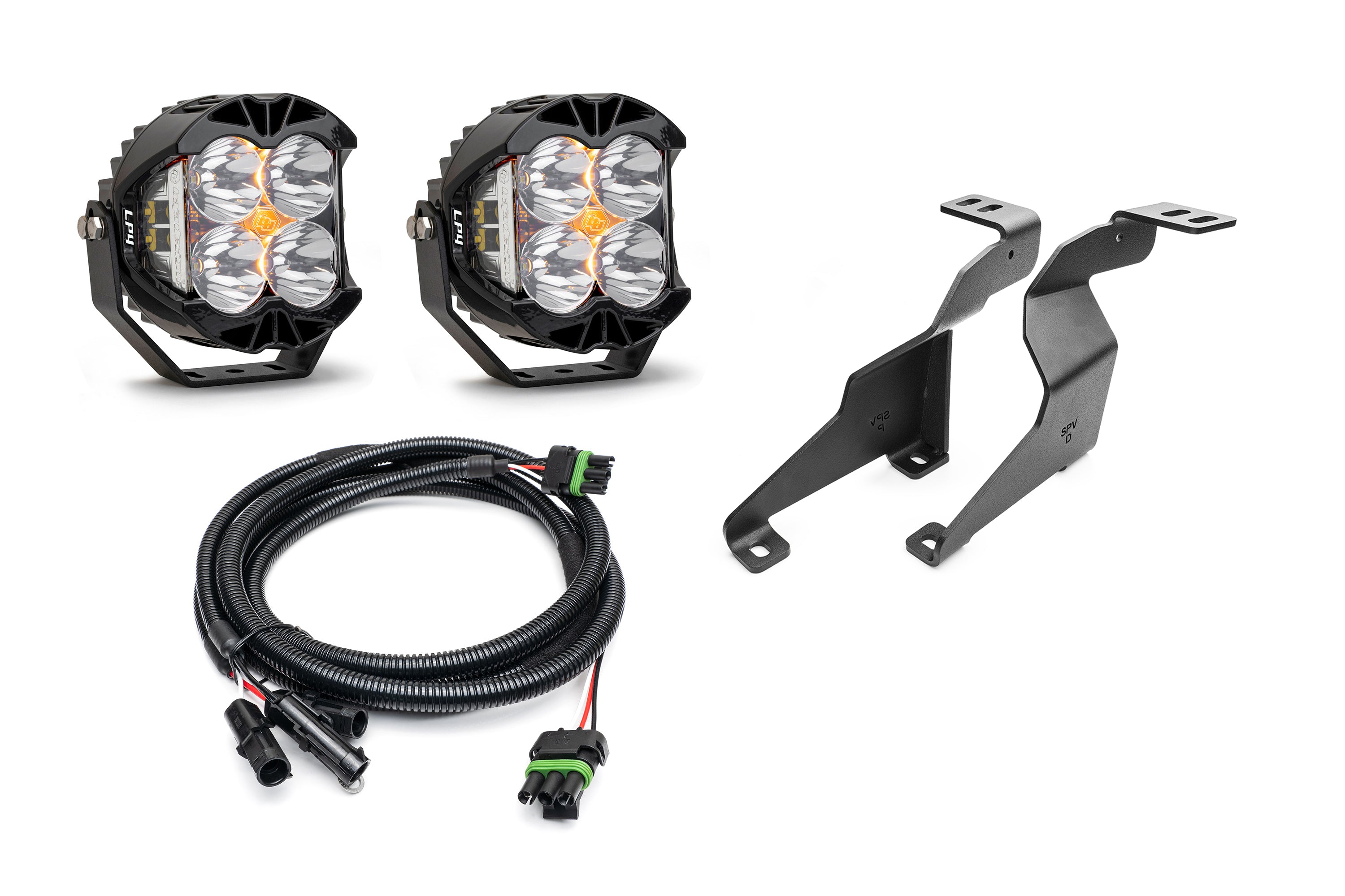 SPV Parts Baja Designs LP4  A - Pillar (Ditch) Light Kit for Ford 2021+ F-150 Raptor