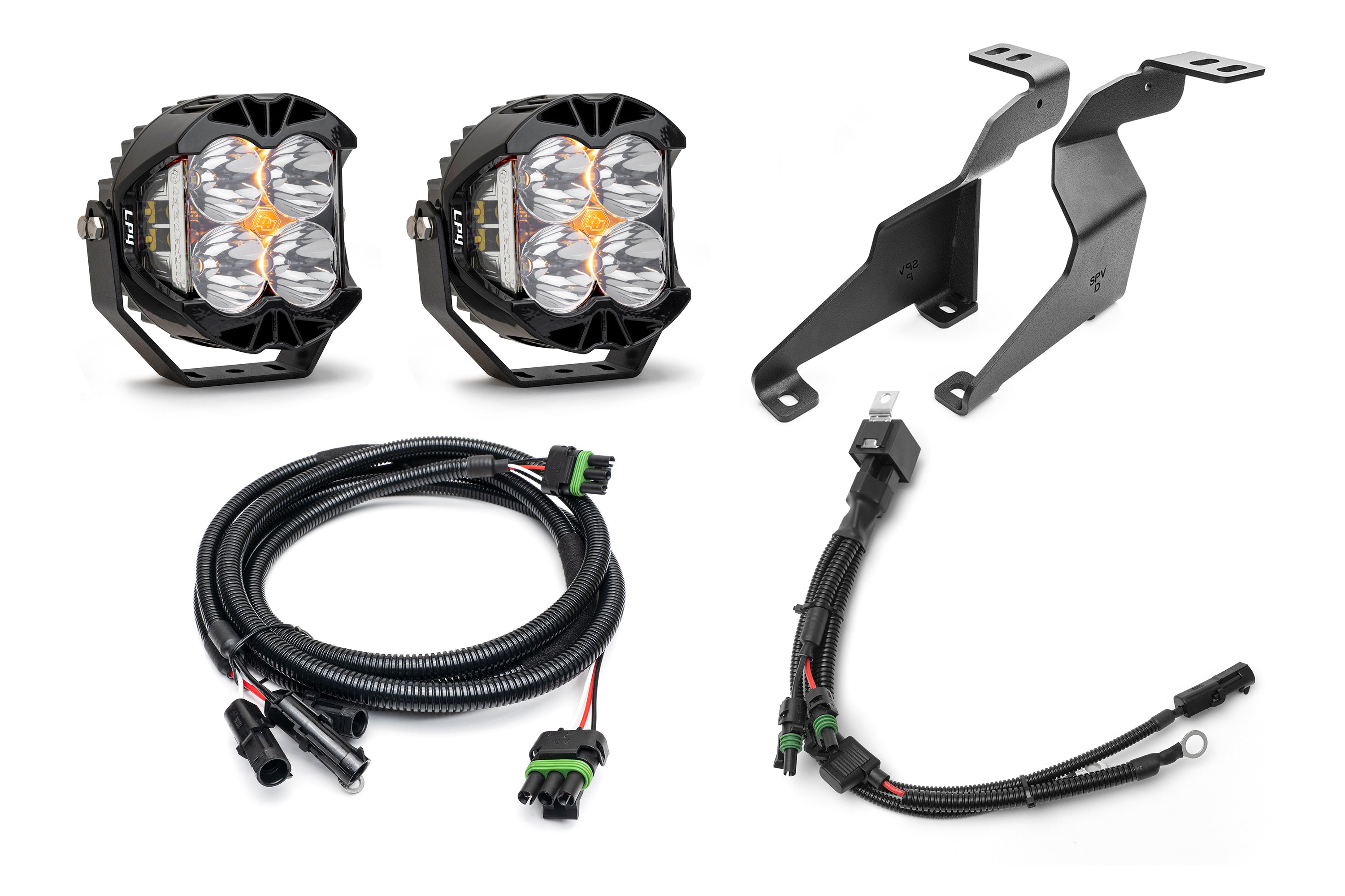 SPV Parts LP4  -  A - Pillar (Ditch) Light Kit for Ford 2021+ Raptor/Tremor, F-150