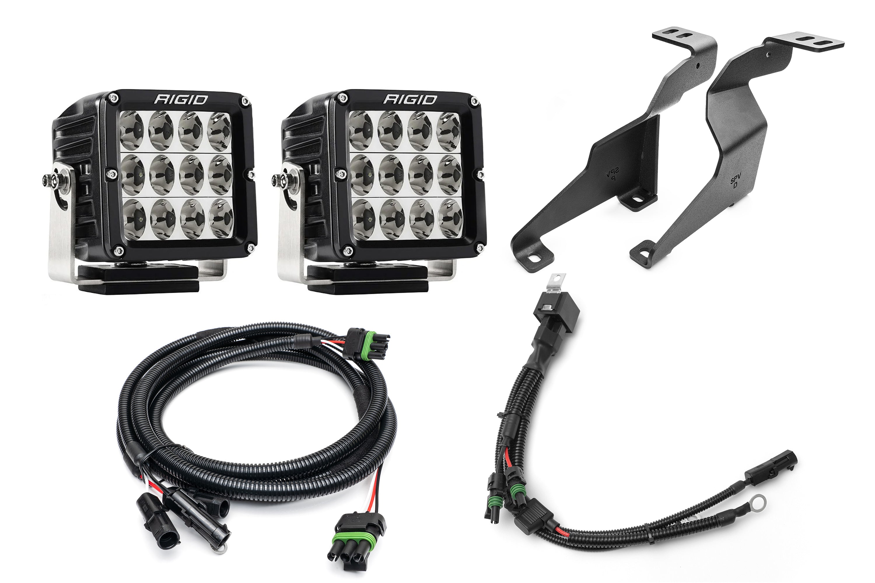 SPV Parts Rigid XL Series Radiance & Pro - SPV Parts A - Pillar (Ditch) Light Kit for Ford 2021+ Raptor/Tremor, F-150