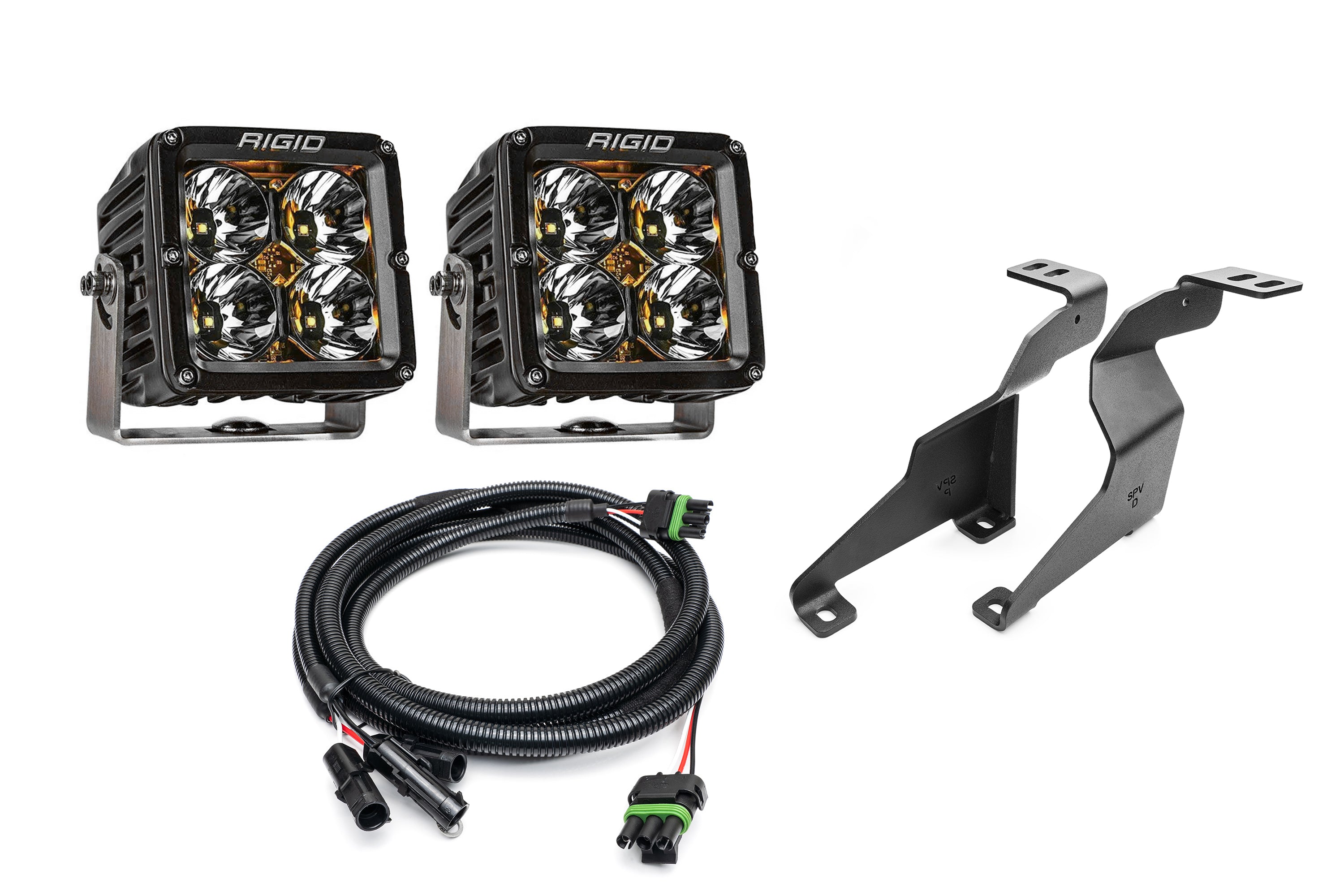 SPV Parts Rigid XL Series Radiance & Pro - SPV Parts A - Pillar (Ditch) Light Kit for Ford 2021+ Raptor/Tremor, F-150