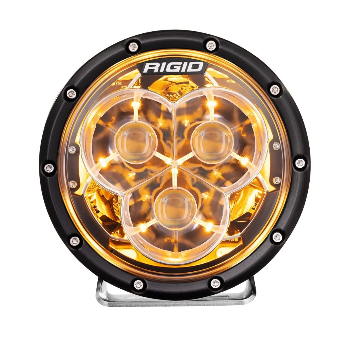 Rigid Industries 6 Inch 360-Series Laser With Precision Spot Optics and Amber Backlight - 36211
