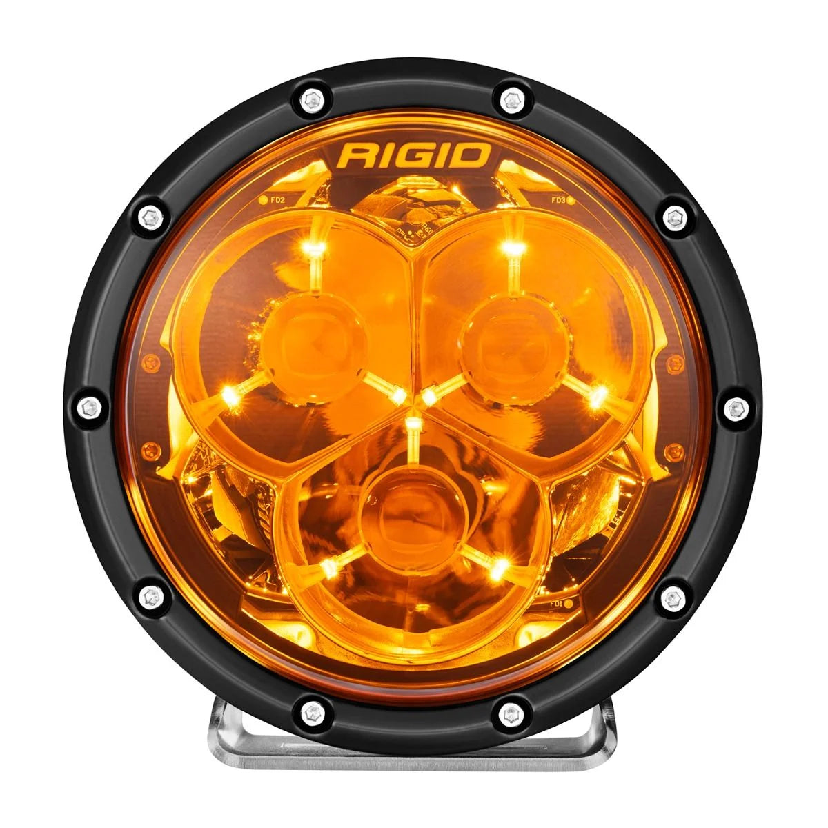 Rigid Industries 6 Inch 360-Series Laser AMBER PRO With Precision Spot Optics and Amber Backlight - 36212