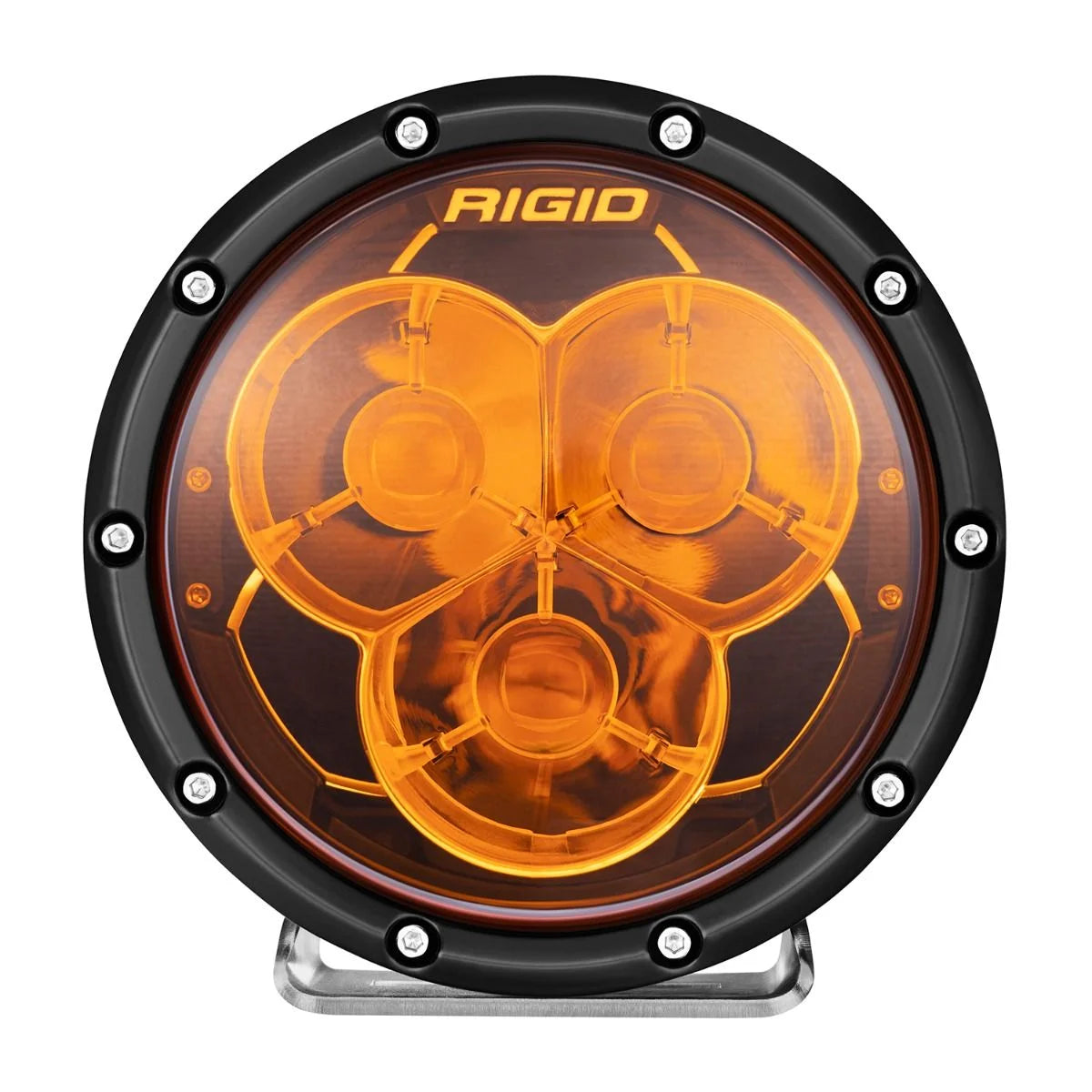 Rigid Industries 6 Inch 360-Series Laser AMBER PRO With Precision Spot Optics and Amber Backlight - 36212