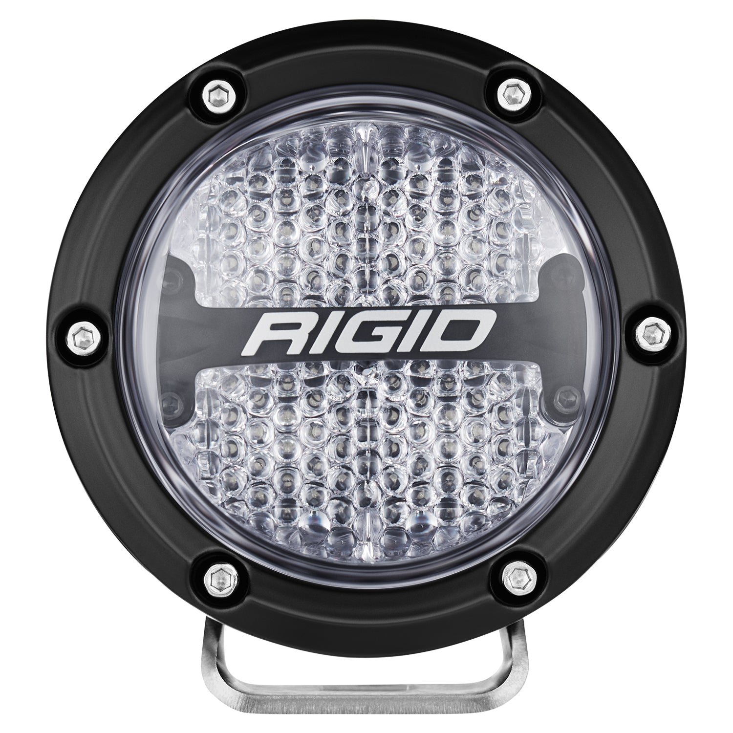 Rigid Industries 360-Series RGBW 4 Inch Spot Optic with RGBW Backlight Pods - 36400 36401 36402