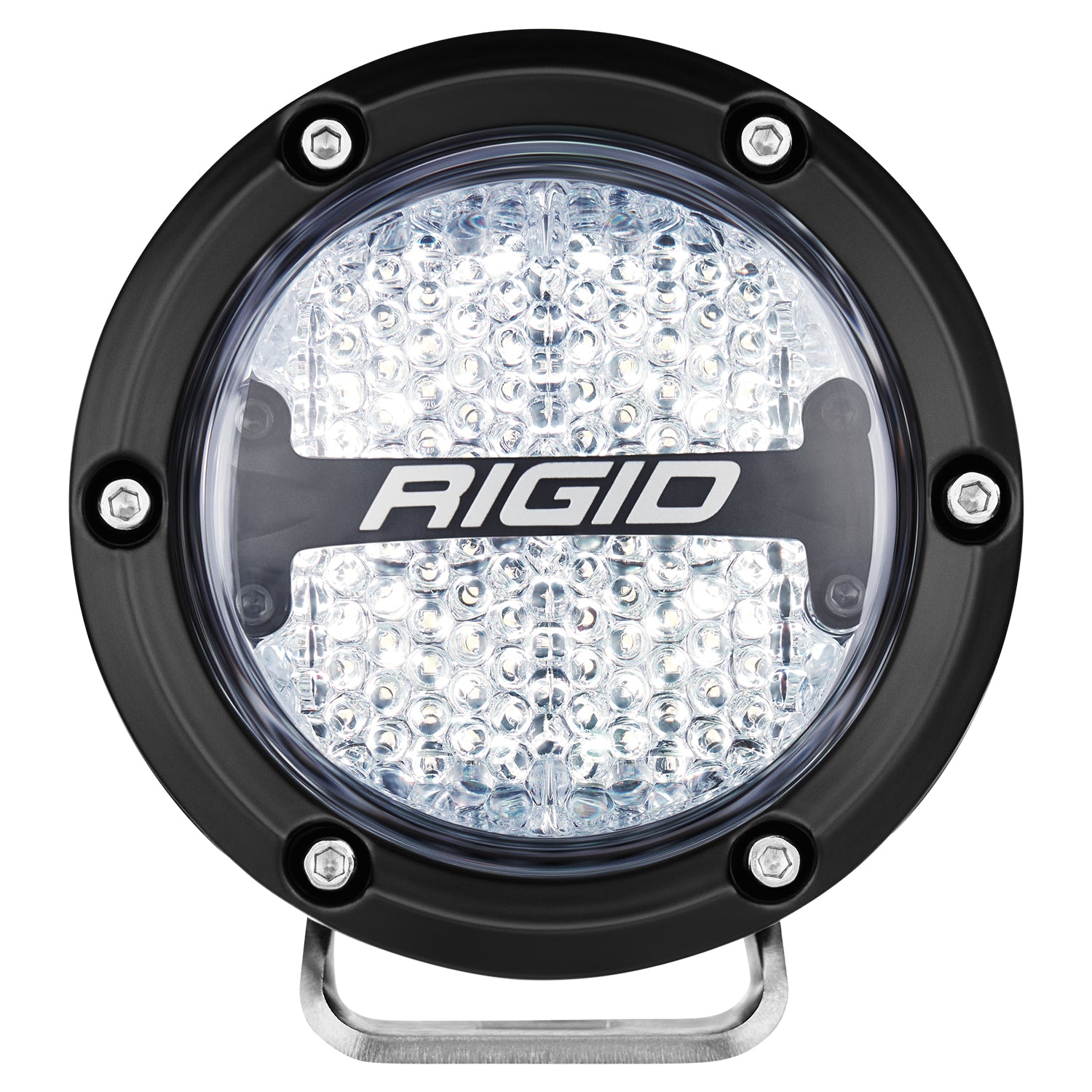 Rigid Industries 360-Series RGBW 4 Inch Spot Optic with RGBW Backlight Pods - 36400 36401 36402