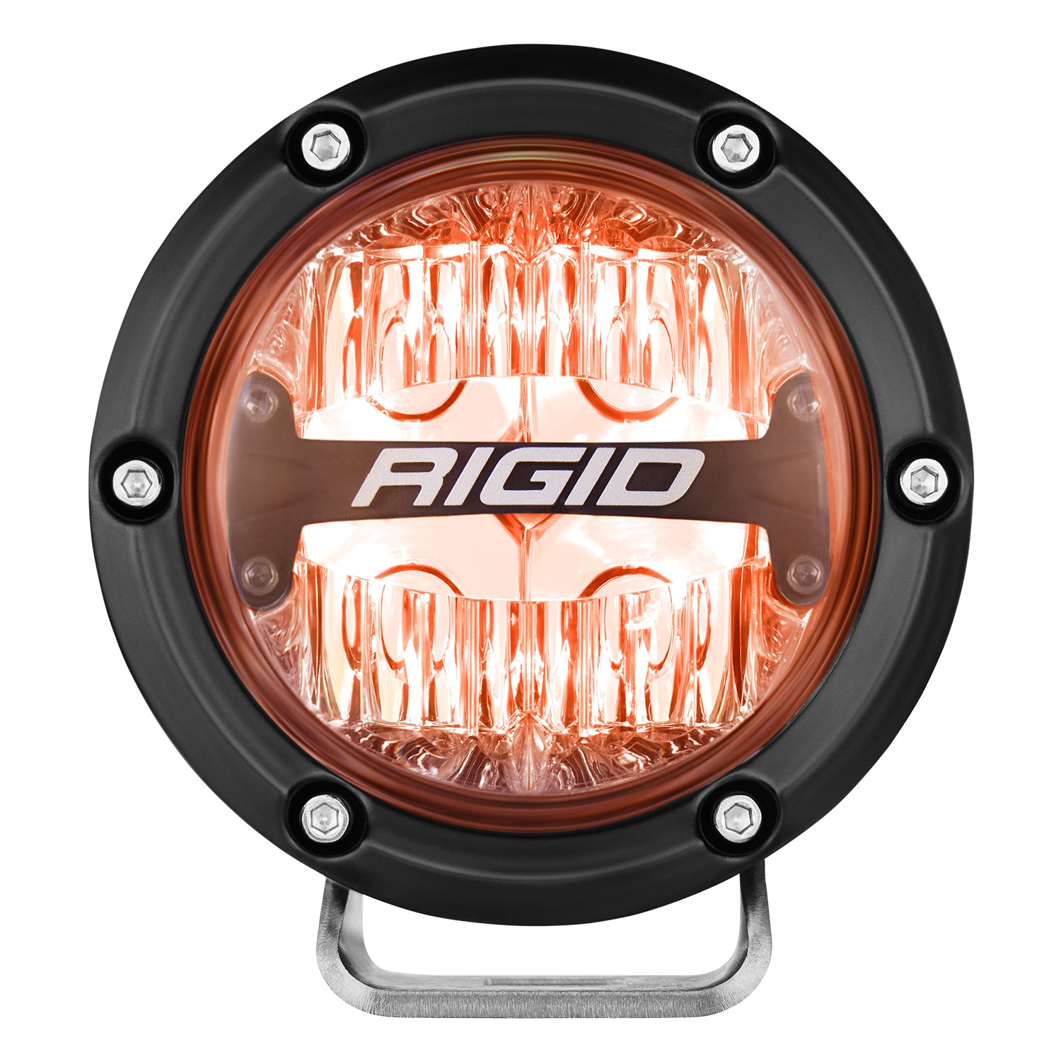 Rigid Industries 360-Series RGBW 4 Inch Spot Optic with RGBW Backlight Pods - 36400 36401 36402