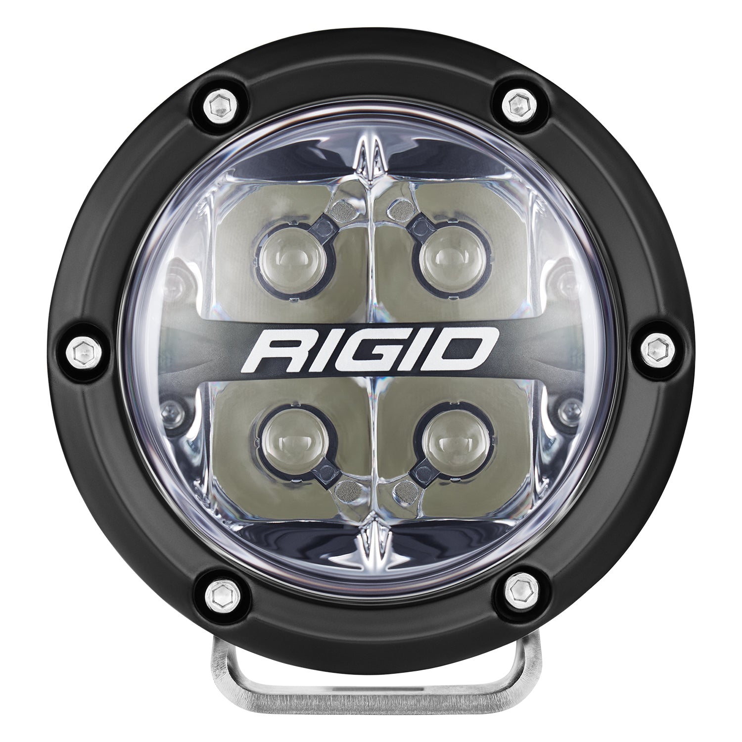 Rigid Industries 360-Series RGBW 4 Inch Spot Optic with RGBW Backlight Pods - 36400 36401 36402