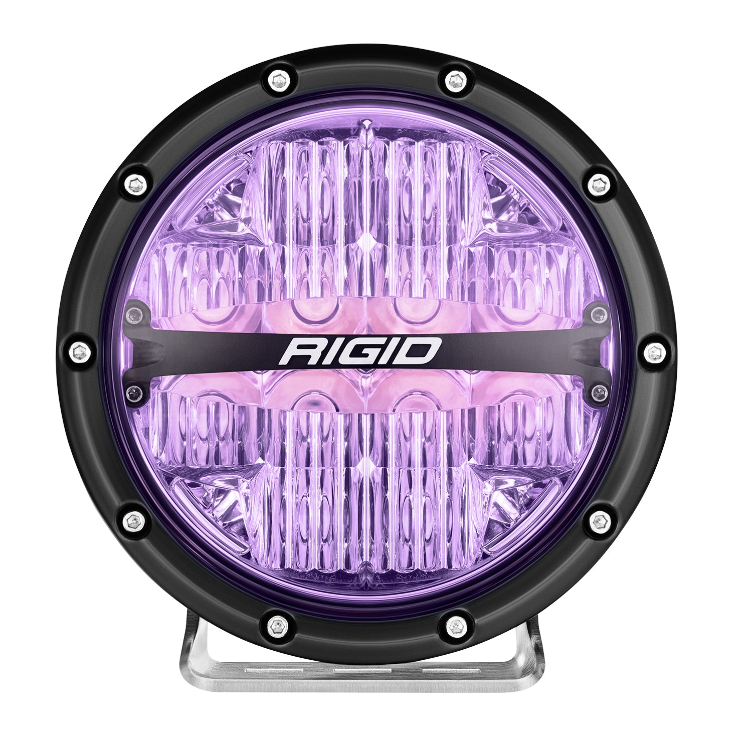 Rigid Industries 360-Series RGBW 6 Inch Drive Optic with RGBW Backlight Pods - 36411 36412