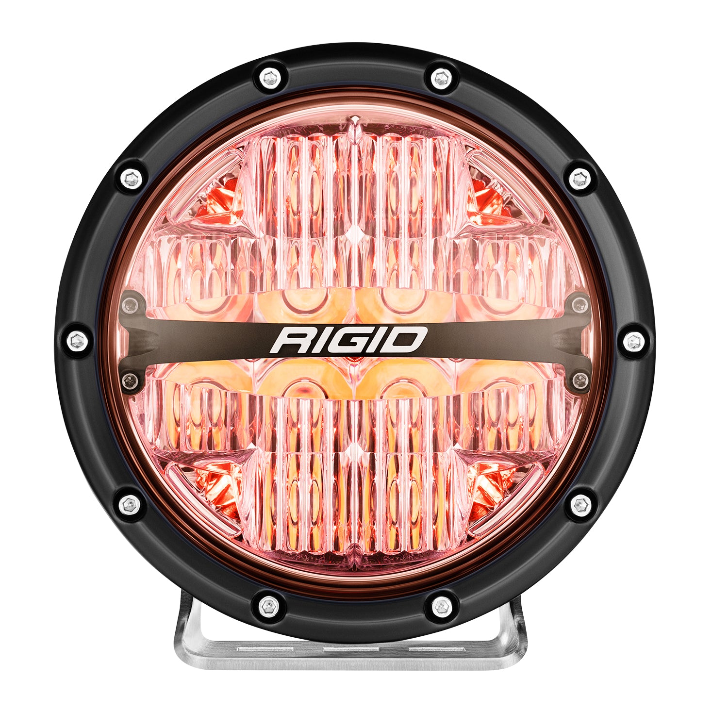 Rigid Industries 360-Series RGBW 6 Inch Drive Optic with RGBW Backlight Pods - 36411 36412