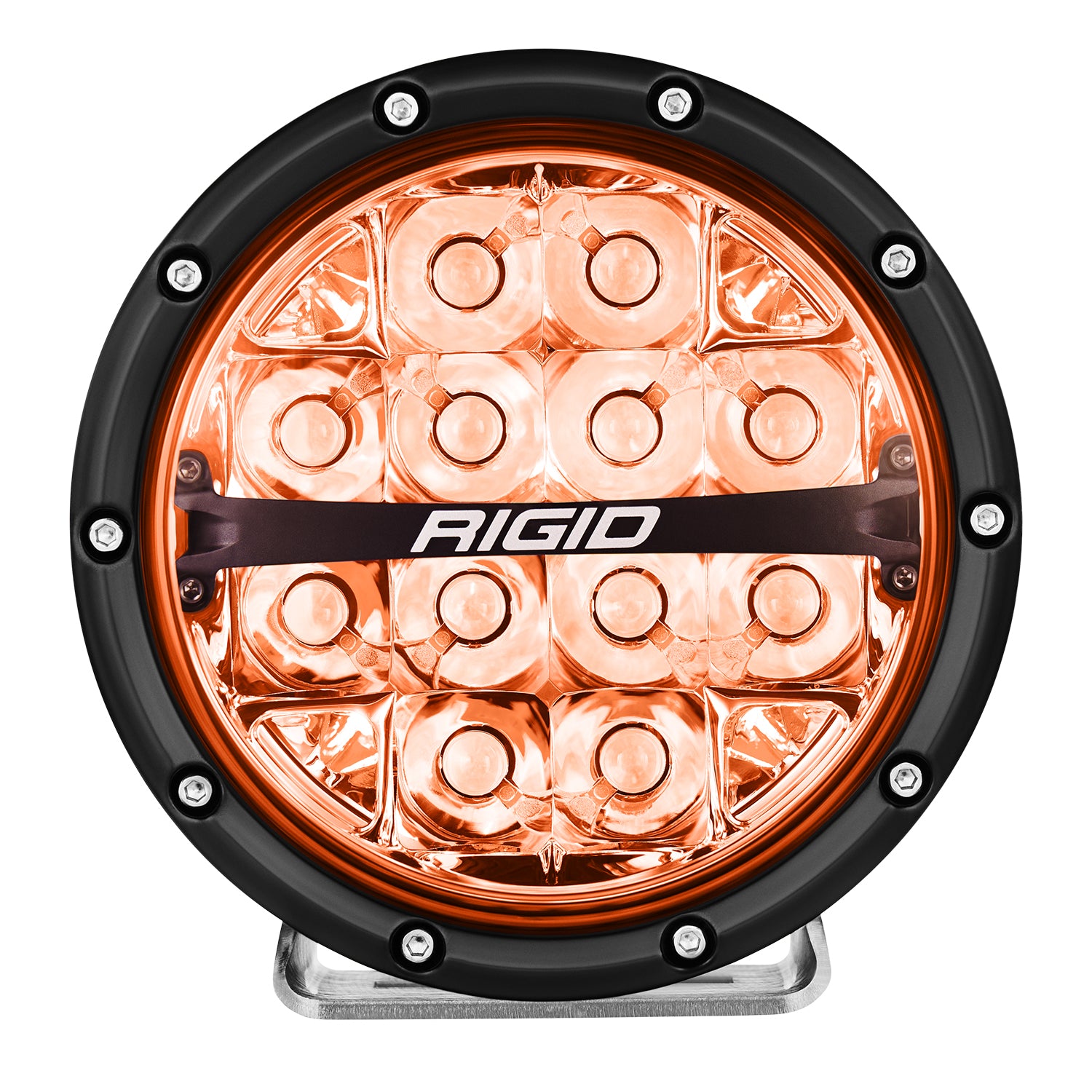 Rigid Industries 360-Series RGBW 6 Inch Drive Optic with RGBW Backlight Pods - 36411 36412