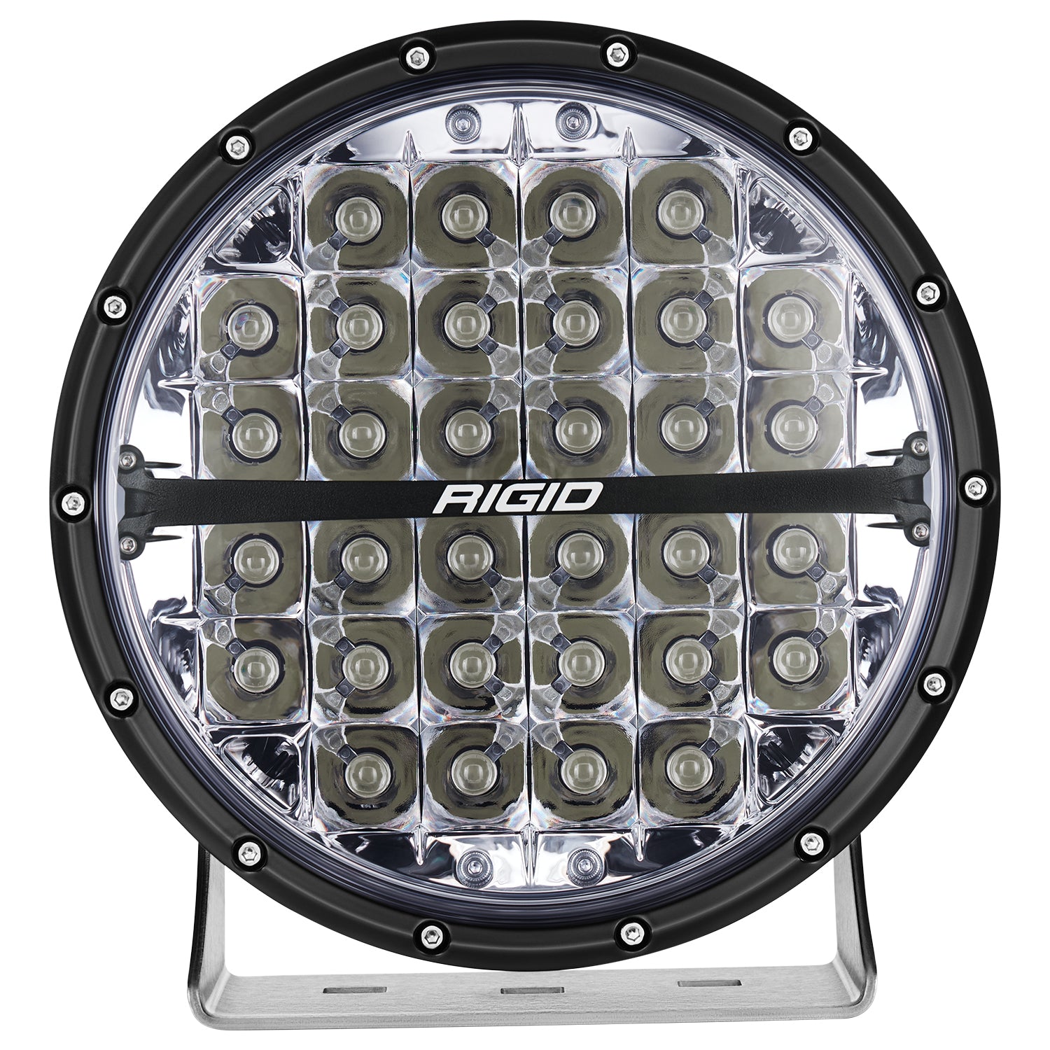 Rigid Industries 360-Series RGBW 9 Inch Drive Optic with RGBW Backlight Pod - 36421 36422