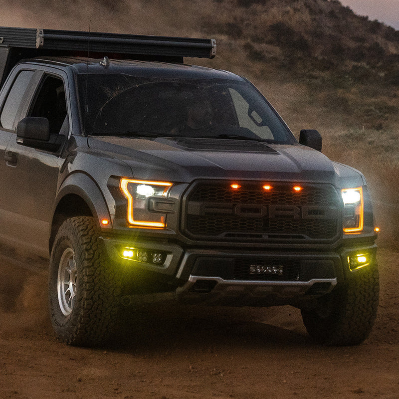 Baja Designs 2017-2020 Ford Raptor Squadron/S2 SAE “PRO” Fog Pocket Light Kit