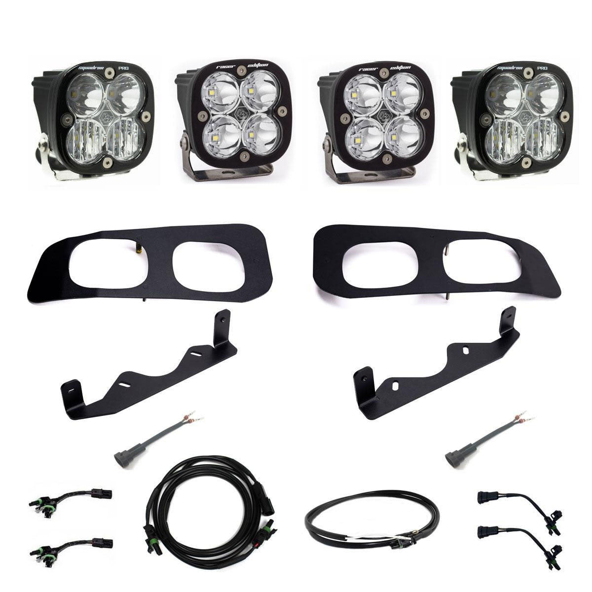 2023-On F-250/350 Super Duty Squadron Sport/Pro/Unlimited Dual Fog Pocket Light Kit