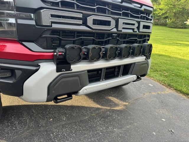 2024+ Gen 3 Ford Raptor MODULAR Bumper Bracket Kit for BAJA DESIGNS LINKABLE 6X light bars by SPV Parts