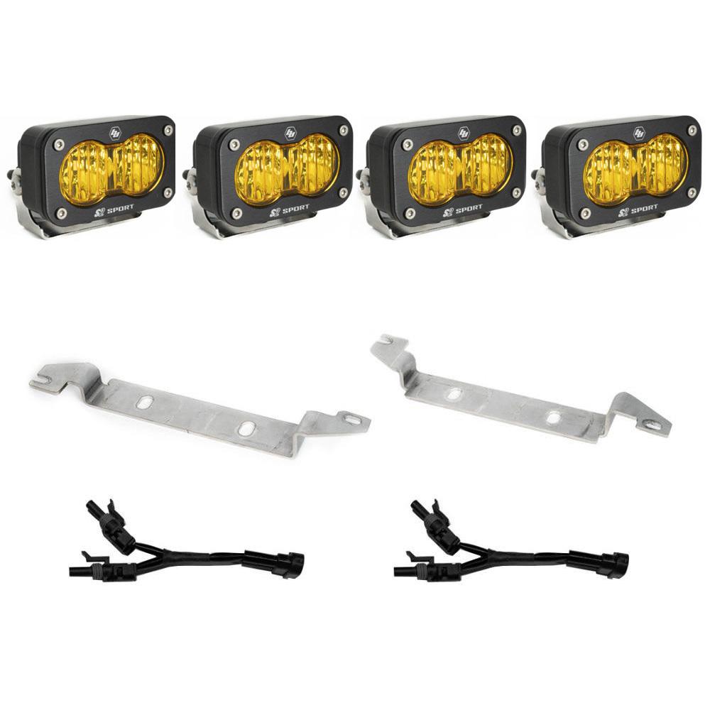 22+ Toyota Tundra S2 Sport Dual Fog Pocket Light Kit - Baja Designs