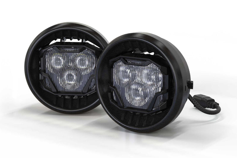 MORIMOTO 4BANGER HIGH PERFORMANCE NCS & HXB LED FOG LIGHTS: TOYOTA (ROUND) Sequoia, Tundra, Tacoma