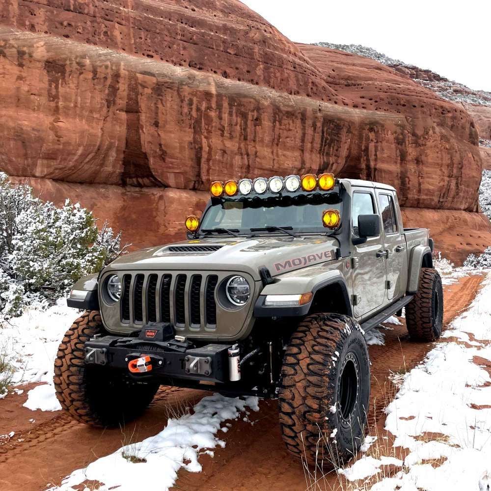 Gravity® LED Pro6 - 50 Light Bar Kit - for 21+ Jeep Wrangler 392 or Gladiator Mojave