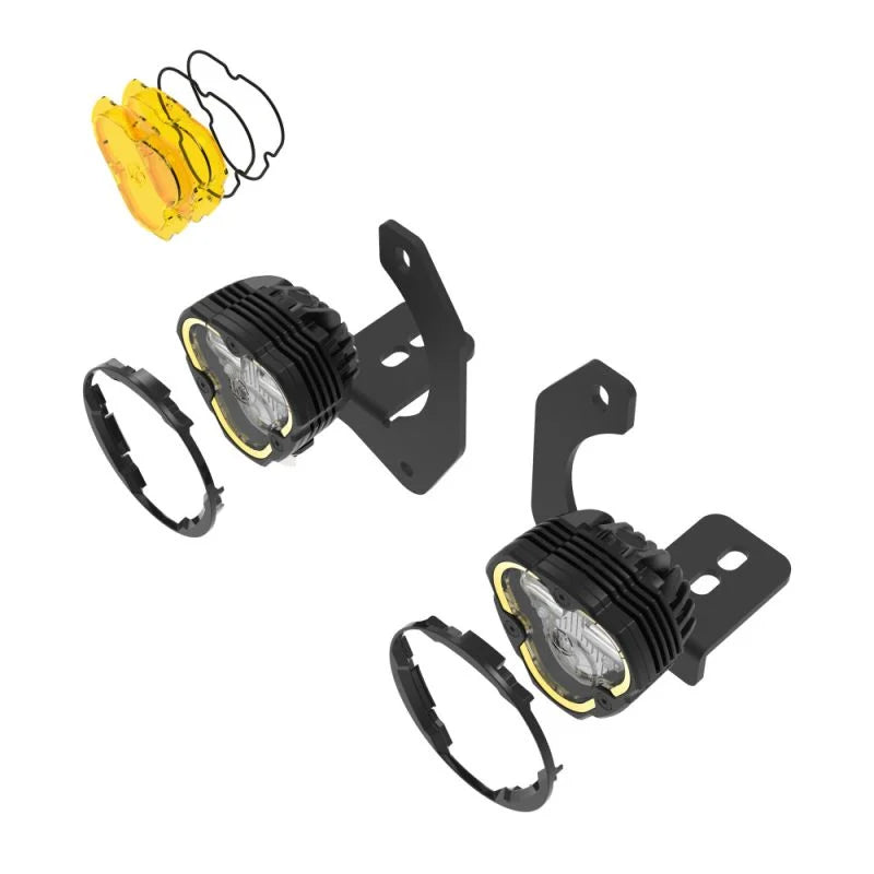 FLEX ERA® 3 Dual Mode SAE Fog LED Light Pods - 2-Light Master Kit - Jeep JKJLJT Steel Bumpers