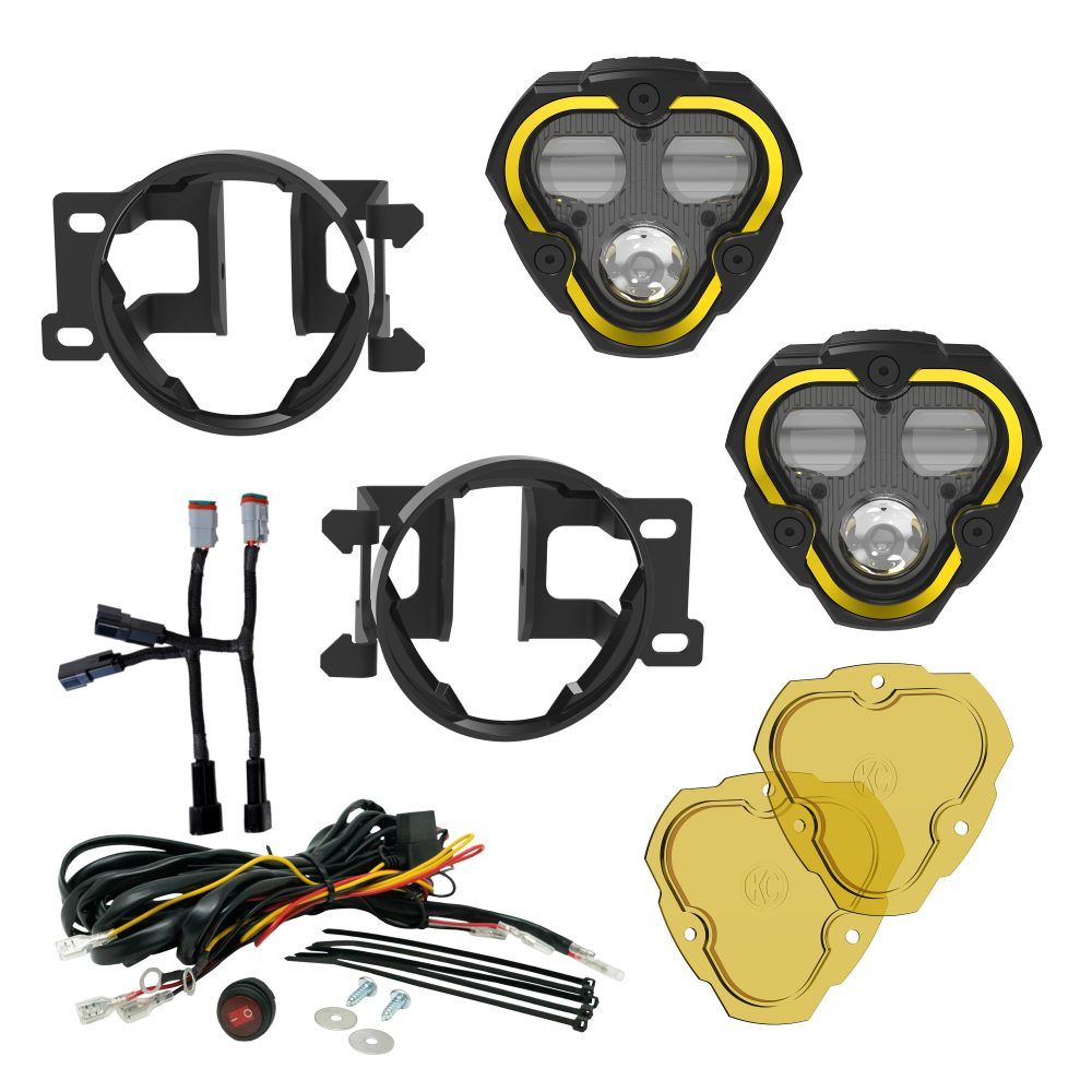 FLEX ERA® 3 Dual Mode SAE Fog LED Light Pods - 2-Light Master Kit - Toyota Tacoma4RunnerTundra