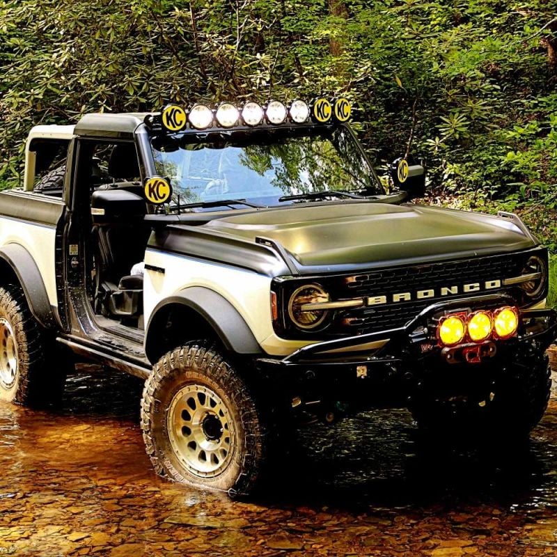 Gravity® LED Pro6 Wide-40 - 2-Light System - Ditch Light Kits - for 21+ Ford Bronco