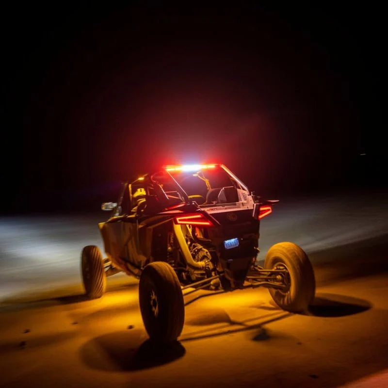 Multi-Function Chase Bar Kit - Rear-Facing LED Light Bar for Polaris RZR Turbo R  RZR Pro XP  RZR Pro S