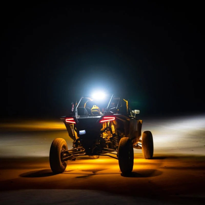 Multi-Function Chase Bar Kit - Rear-Facing LED Light Bar for Polaris RZR Turbo R  RZR Pro XP  RZR Pro S