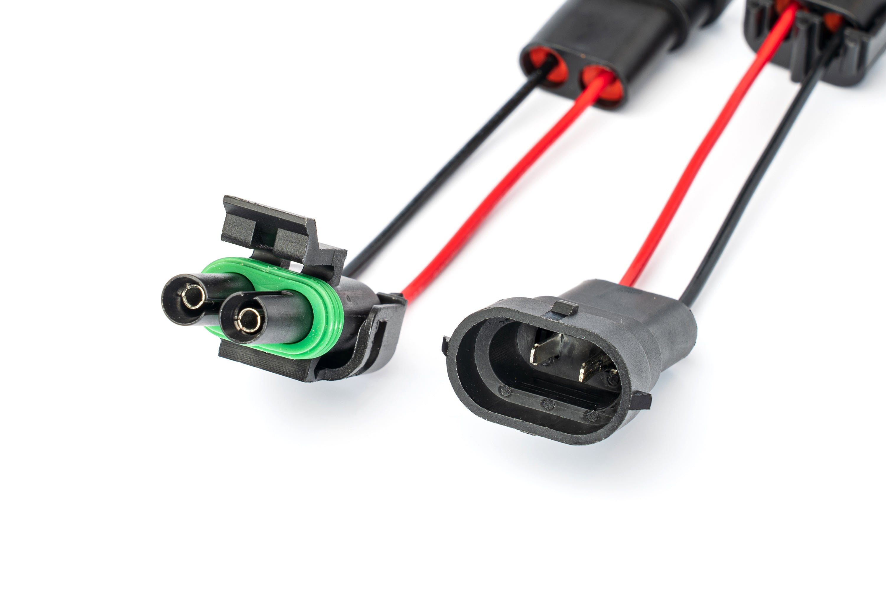 2 Pole WP Connector Adapters to H11 FACTORY FOG Connector (Pair) (Bronco & Others)