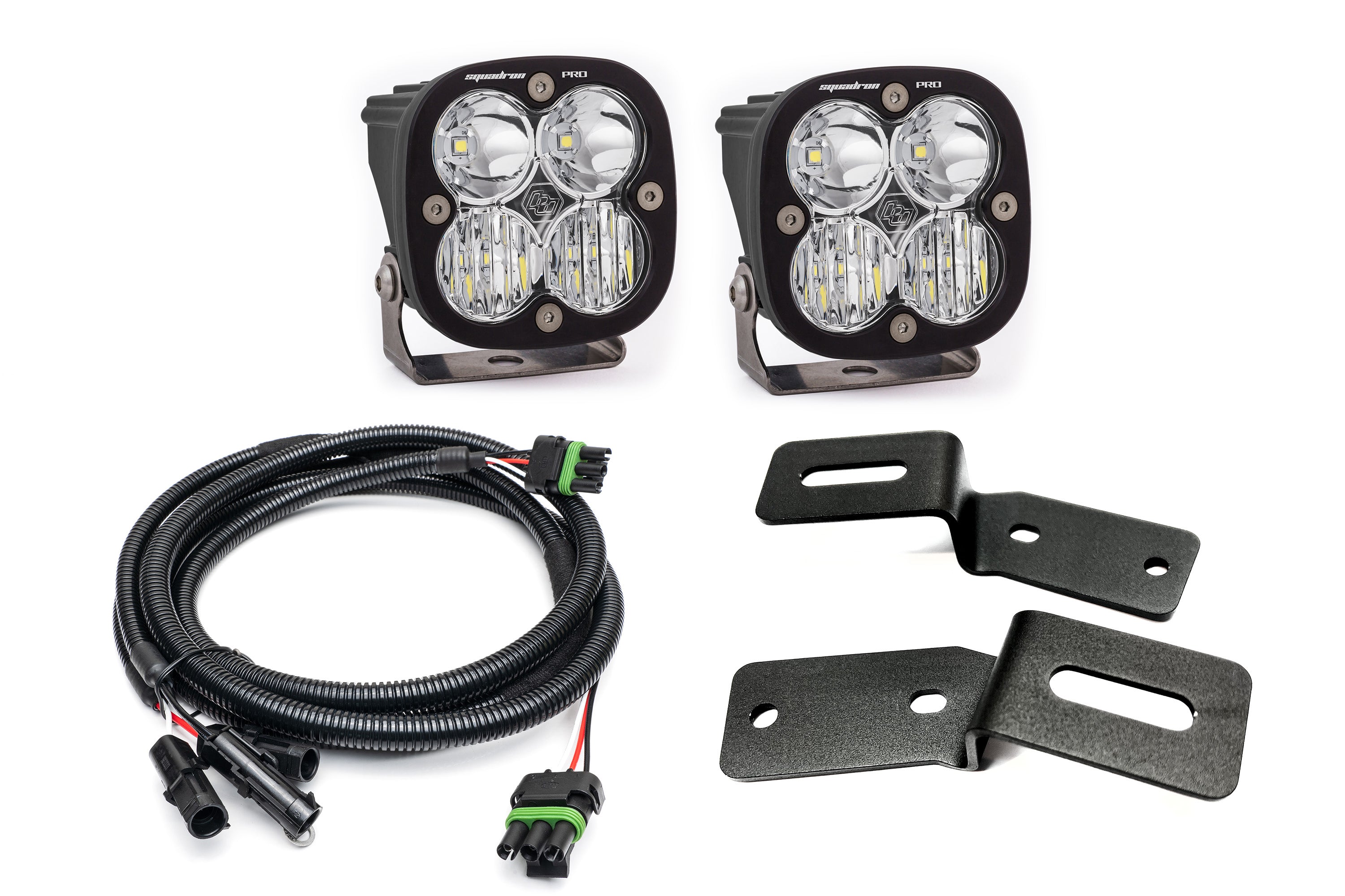 SPV Parts 2021-2023 Ford BRONCO A-Pillar Light Kit with Baja Designs  Squadrons