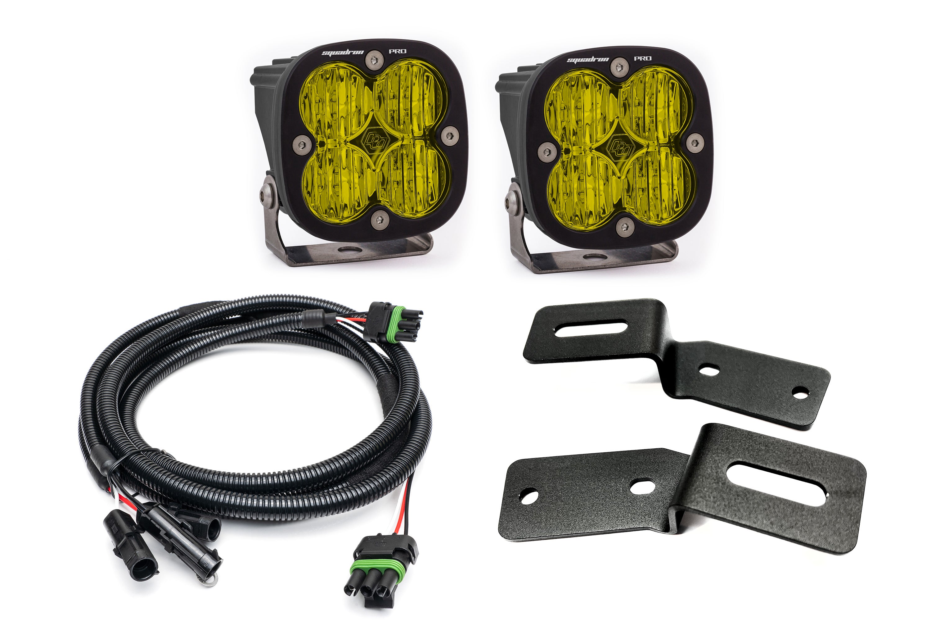 SPV Parts 2021-2023 Ford BRONCO A-Pillar Light Kit with Baja Designs  Squadrons