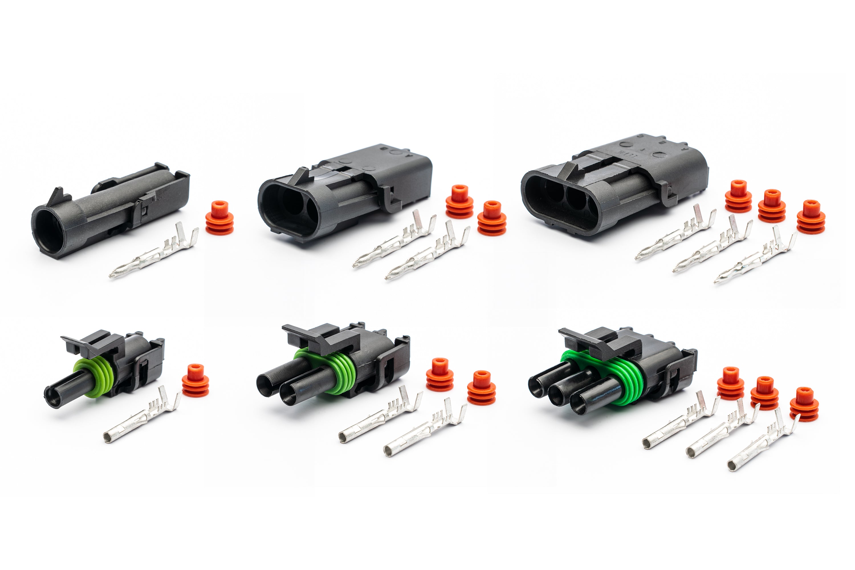 SPV Parts Weather Pack Connector Kits - Use with SPV Parts Harness System or Switch Wires (Sold in Singles)