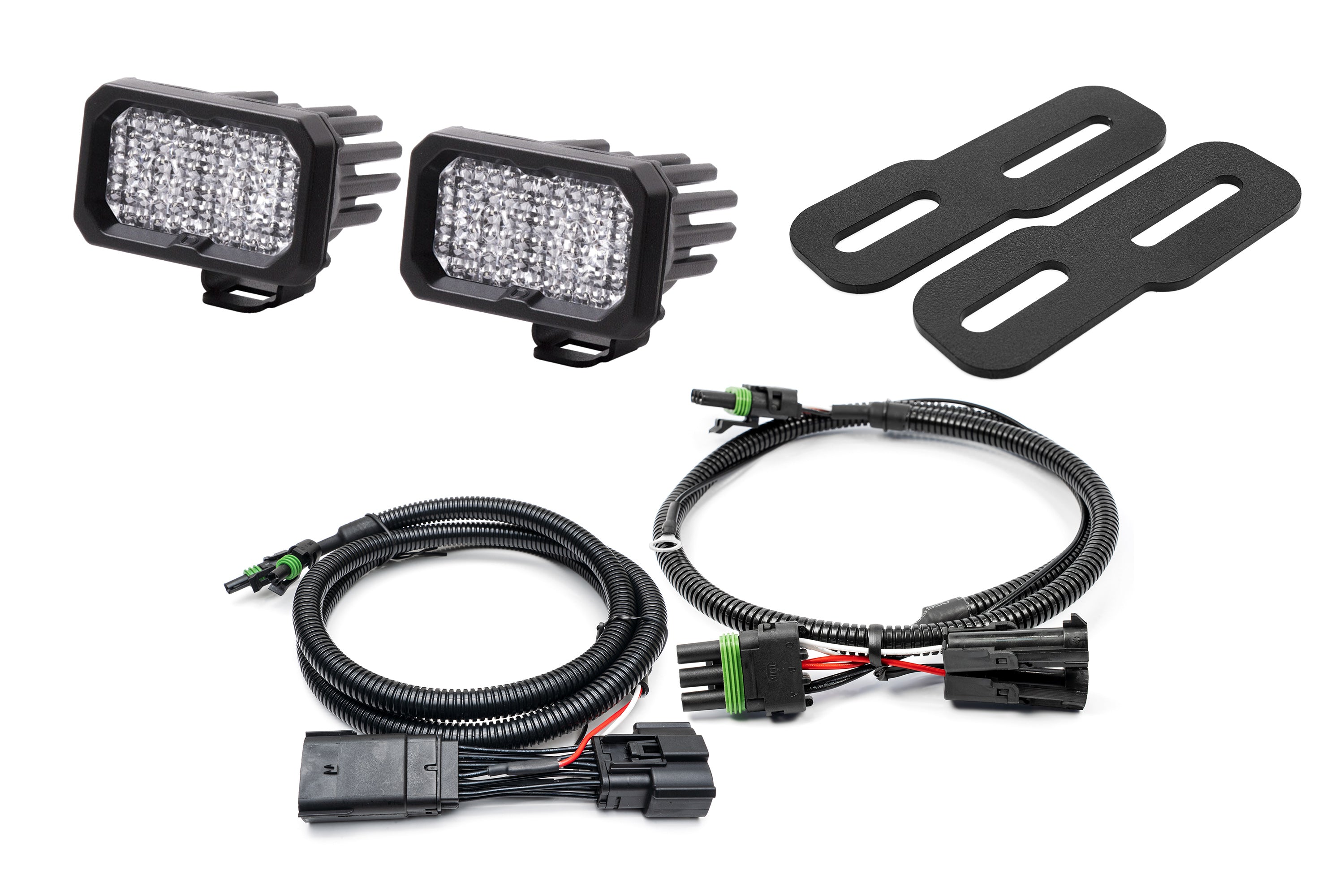 2019-2024 GMC Sierra 1500 (& 20-24 2500/3500) WITH LED TAILS Rear Diode Dynamics SS2 Series Reverse Light Kit (No Drill) Red Backlight Rear LED