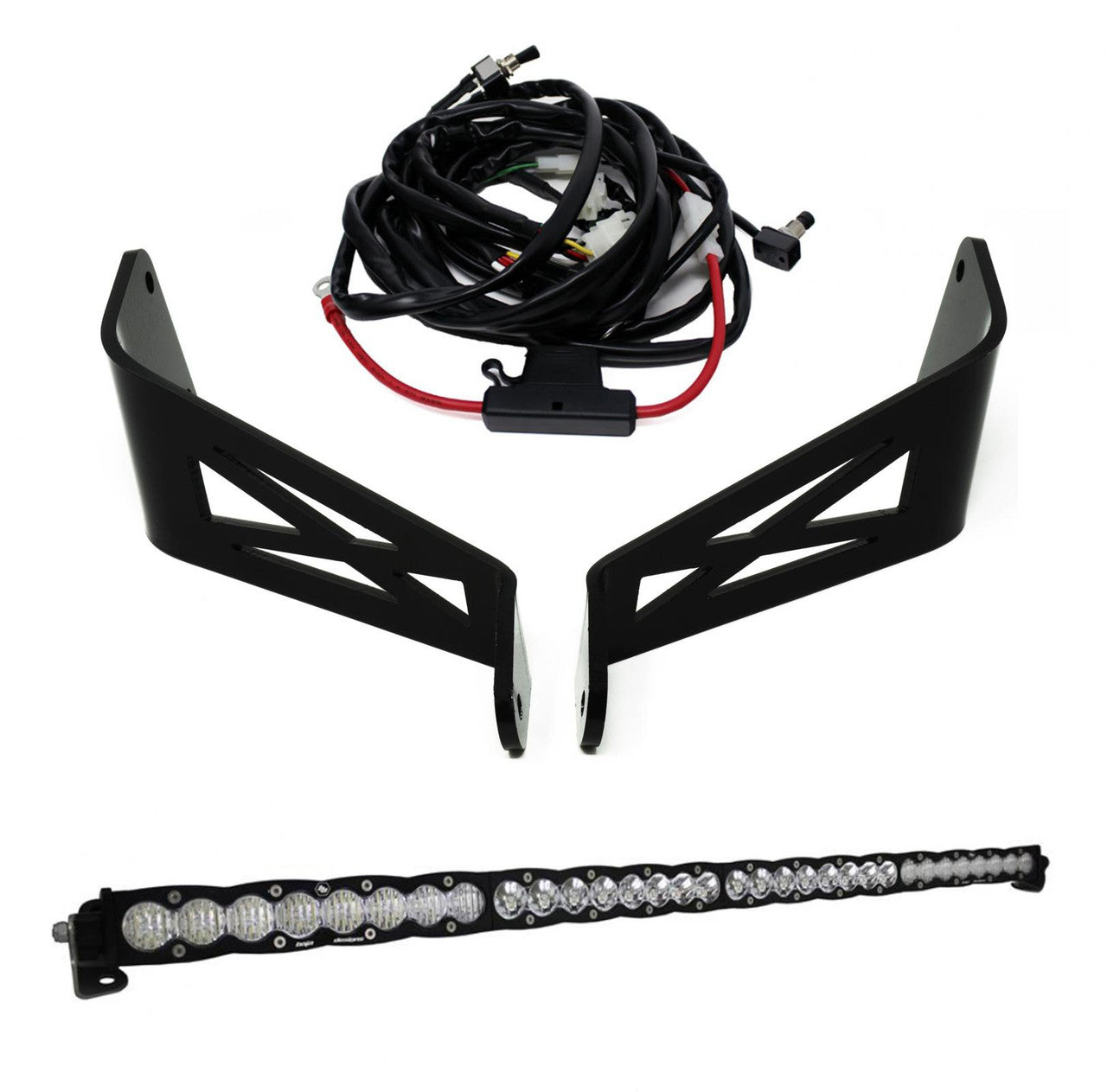 17-24 Can-Am Maverick X3 S8/OnX6+ 40 Inch Roof Mount Light Bar Kit - Baja Designs