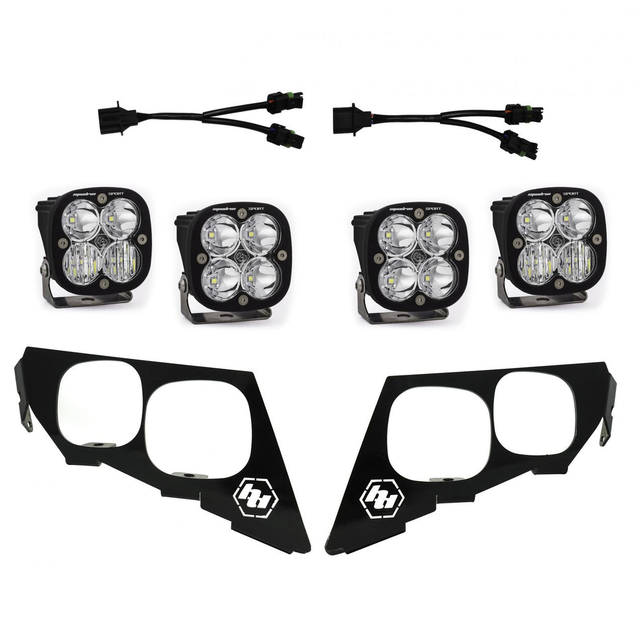 18-21 Textron/Arctic Wild/Cat Squadron Unlimited/Pro/Sport Headlight Kit - Baja Designs