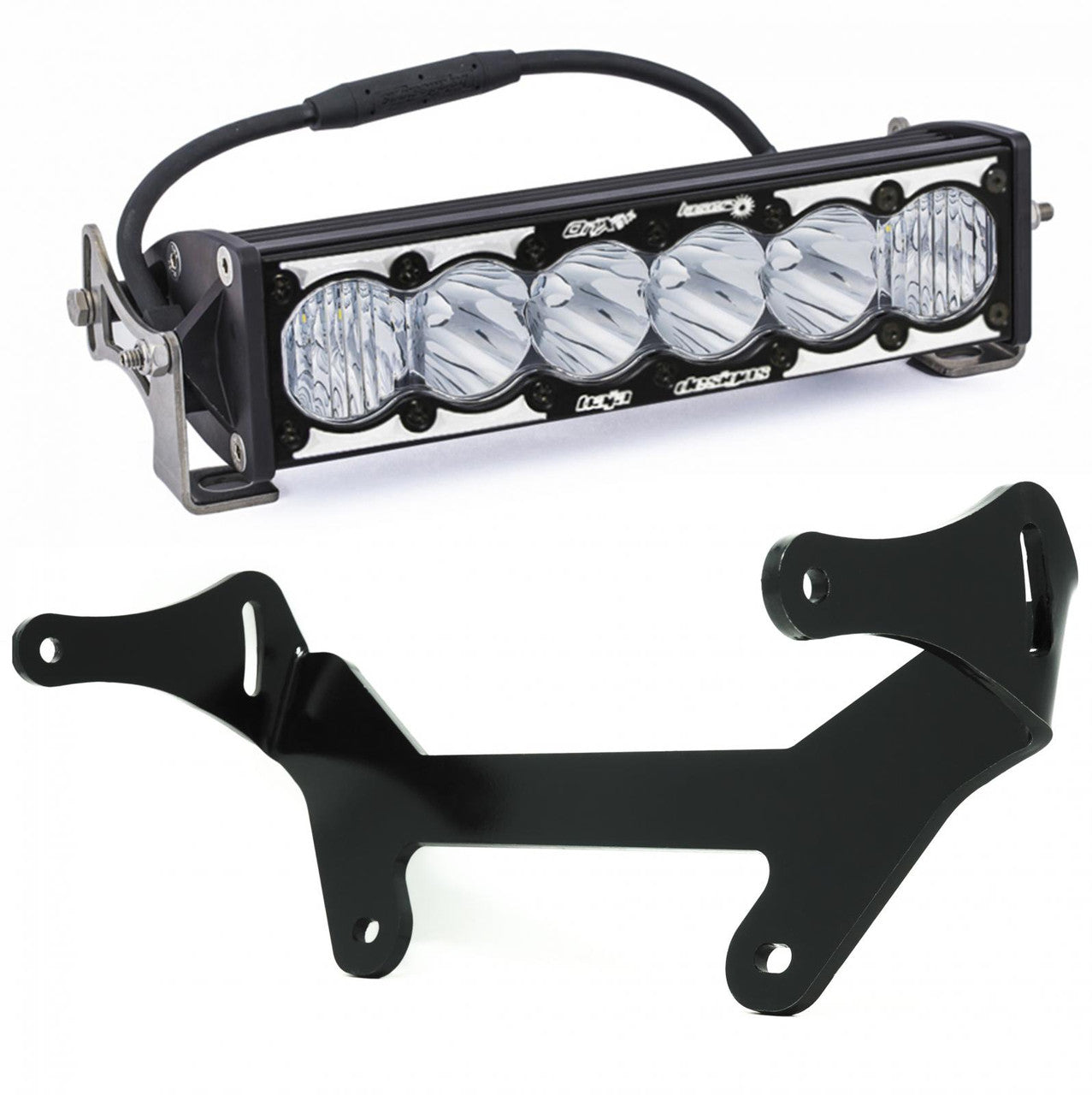 17-24 Can-Am Maverick X3 OnX6+ LED Laser Hybrid 10 Inch Shock Mount Light Bar Kit