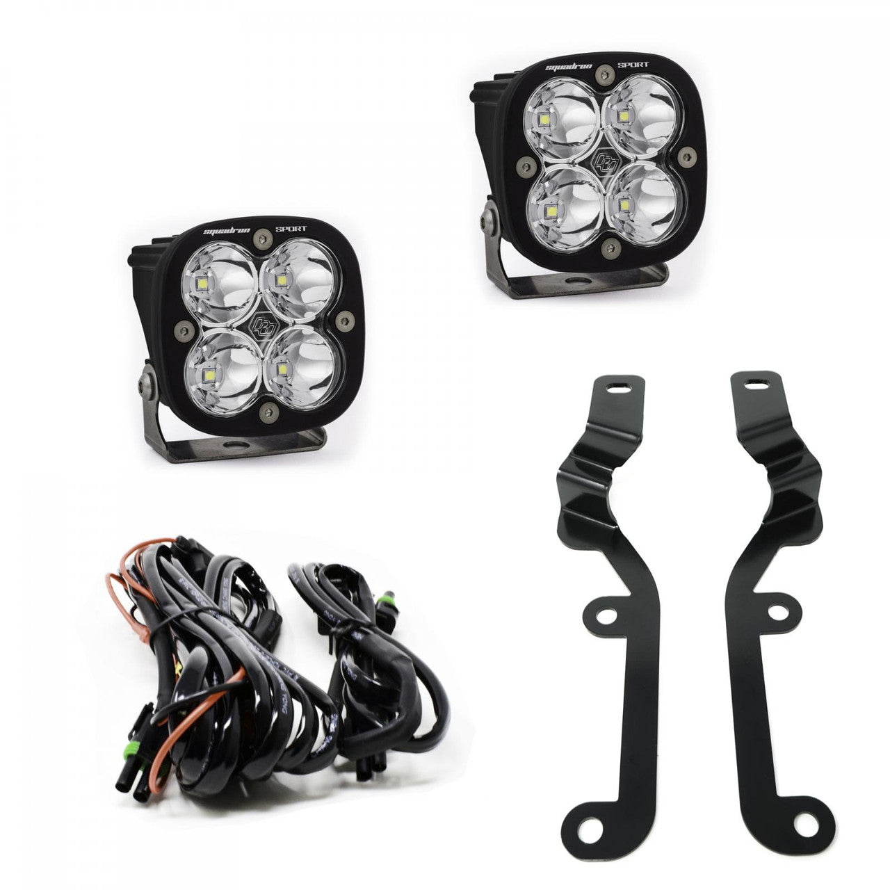 2019-24 Chevy Silverado 1500 Squadron Sport/Pro A-Pillar Light Kit - Baja Designs