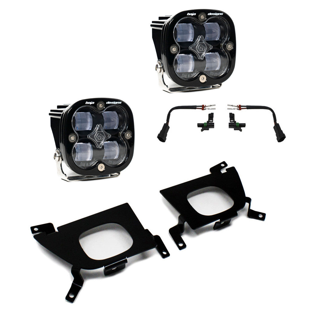 19-22 Chevy Silverado Squadron Sport/SAE Fog Pocket Light Kit - Baja Designs