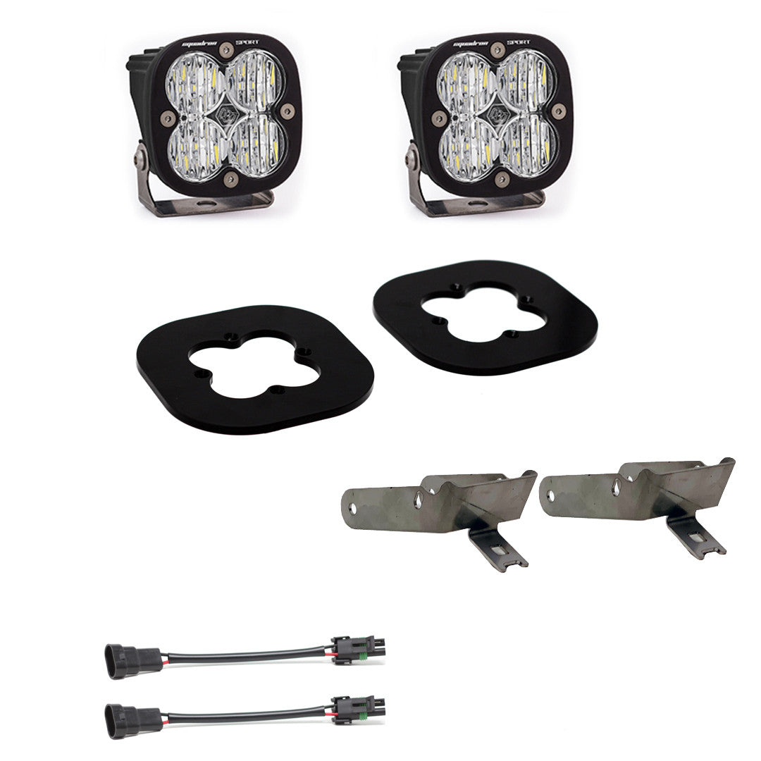 11-16 Ford F-250/350 Super Duty Squadron Sport/Pro/SAE Fog Pocket Light Kit - Baja Designs