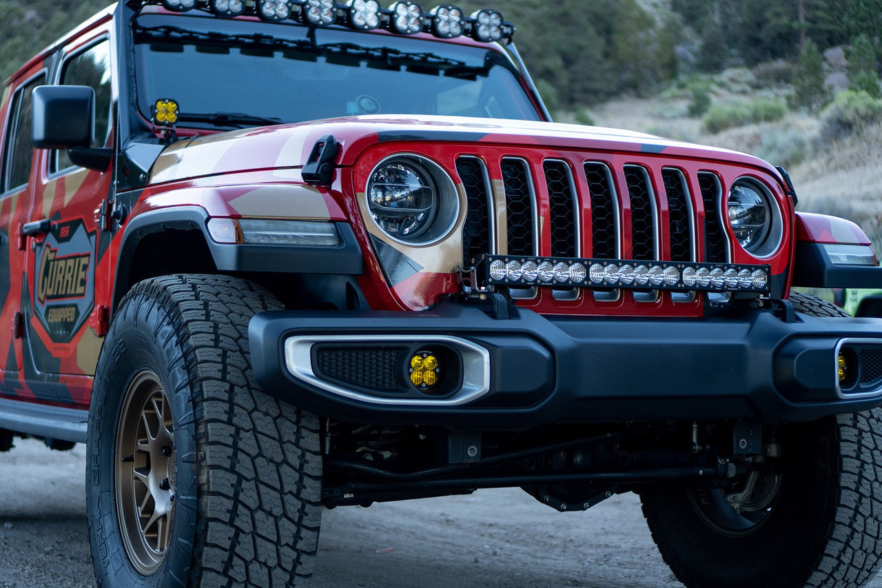 18-24 Jeep JL/JT OnX6+ 30 Inch Bumper Light Kit - Jeep 2020-24 Gladiator; 2018-24 Wrangler JL; OE Plastic Bumper