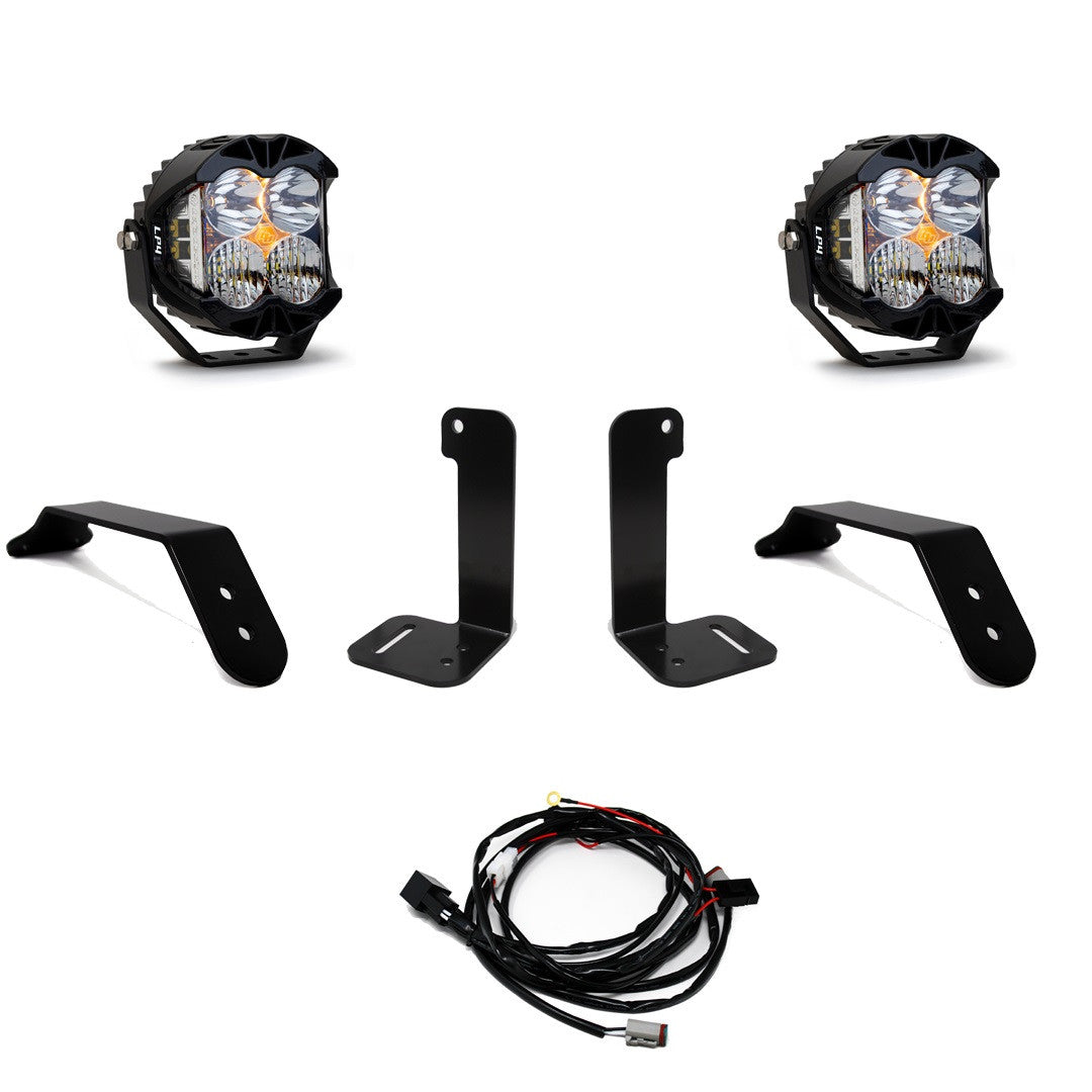 Jeep JL/JT Pro Bumper Light Kit - Jeep 2020-24 Gladiator; 2018-24 Wrangler JL; NOTE: w/ OE Plastic Bumper