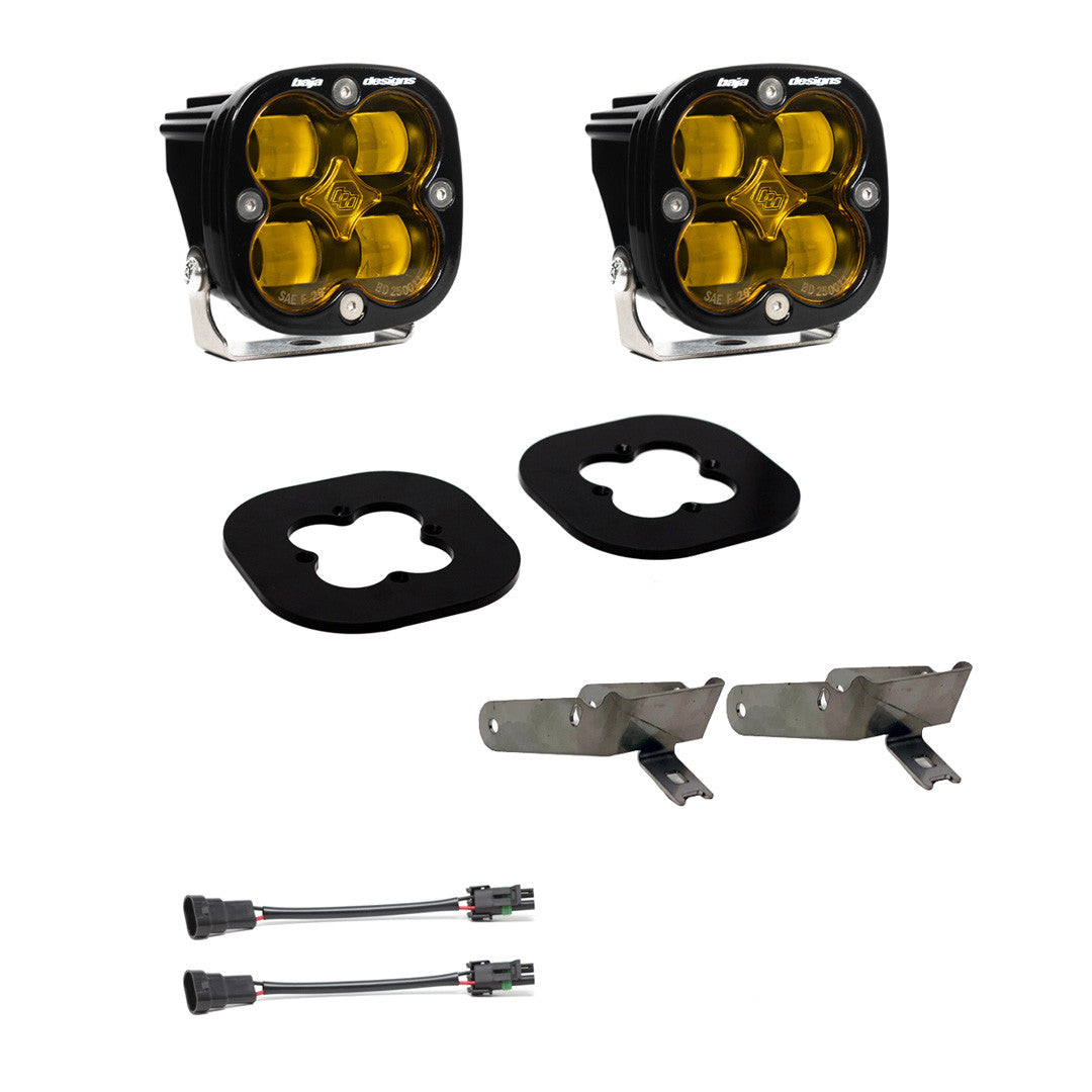 11-16 Ford F-250/350 Super Duty Squadron Sport/Pro/SAE Fog Pocket Light Kit - Baja Designs