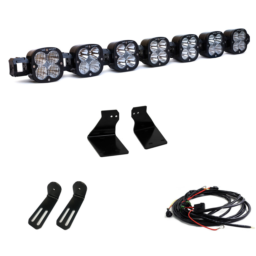 20-22 Ford 7 XL Linkable Bumper Light Kit - 2020-22 F-250; 2020-22 F-350