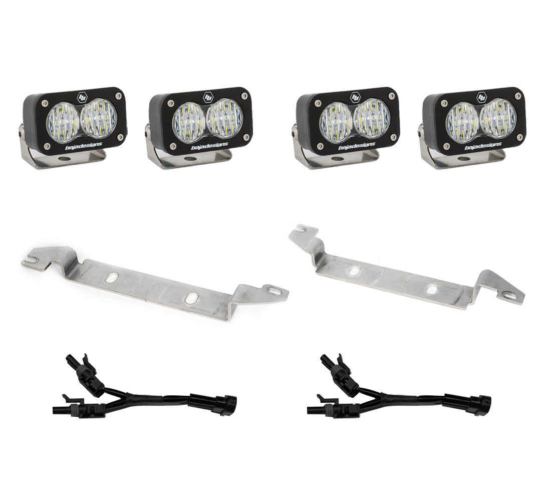 22+ Toyota Tundra S2 Sport Dual Fog Pocket Light Kit - Baja Designs