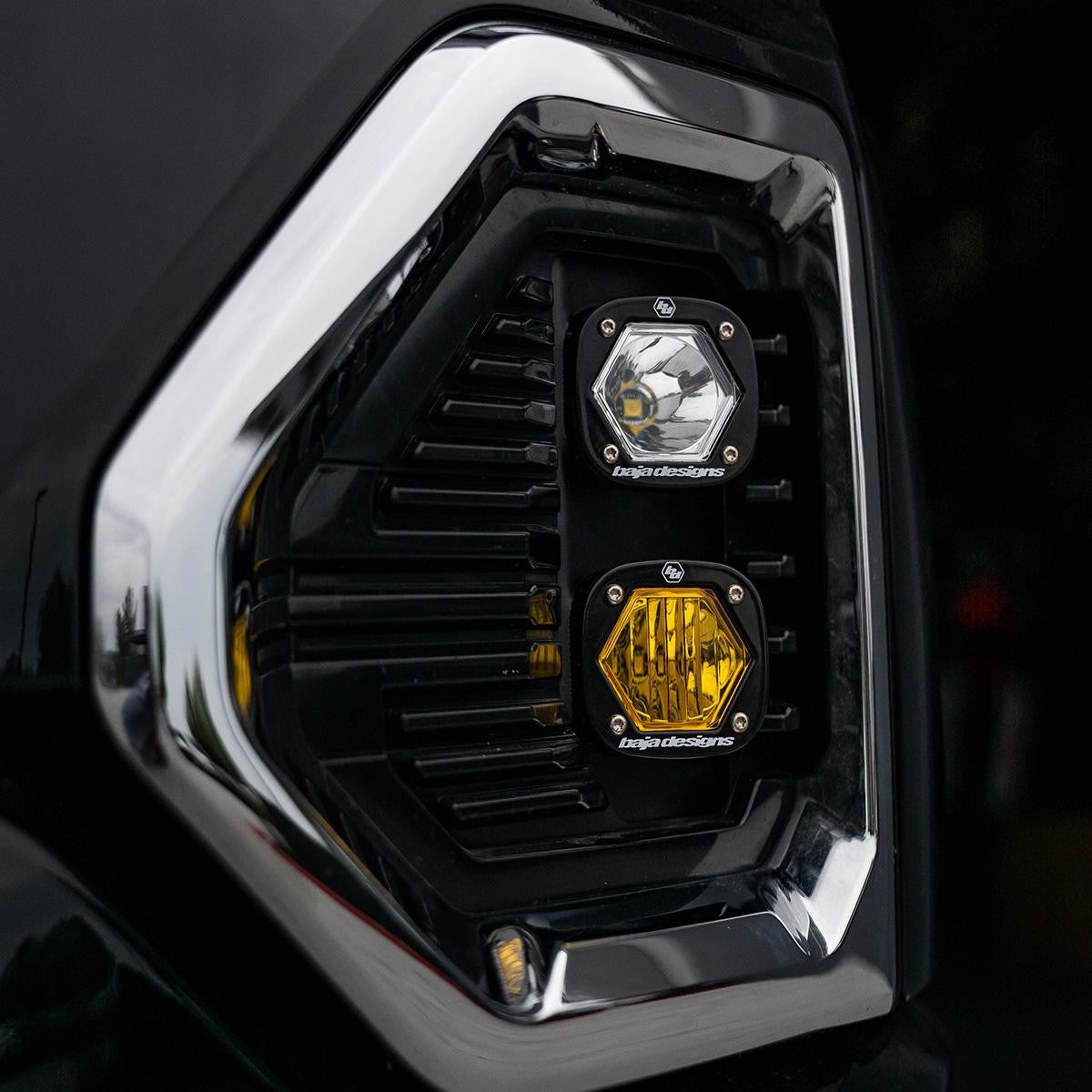 19-22 GMC Sierra 15000 S1 Dual Fog Pocket Light Kit - Baja Designs