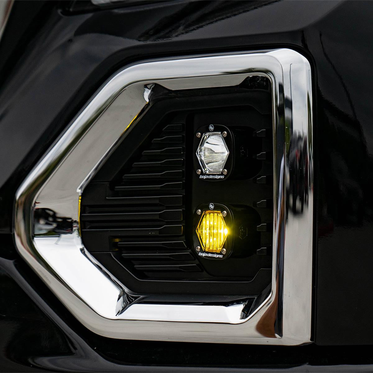 19-22 GMC Sierra 15000 S1 Dual Fog Pocket Light Kit - Baja Designs