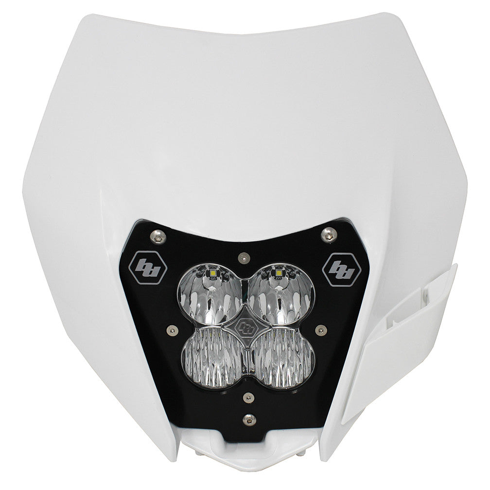 14+ KTM Headlight Kit DC W/Headlight Shell White XL Pro Series Baja Designs