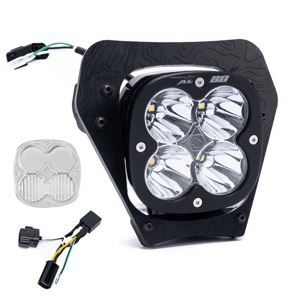 KTM XL80 (DC) Headlight Kit w Hi-Low Harness - KTM 2024 350 EXC-F;500 EXC-F; 450 XCF-W; 350 XW-F; 500 XW-F