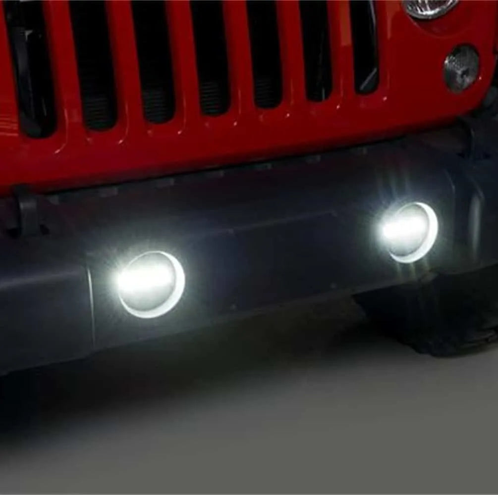 Putco Luminix Replacement OE LED Fog Lights - Fits Chevy Colorado, GMC Canyon 15-23Chevy Silverado 2500,3500GMC Sierra 14-17Jeep Wrangler 11-18 w Steel Bumper