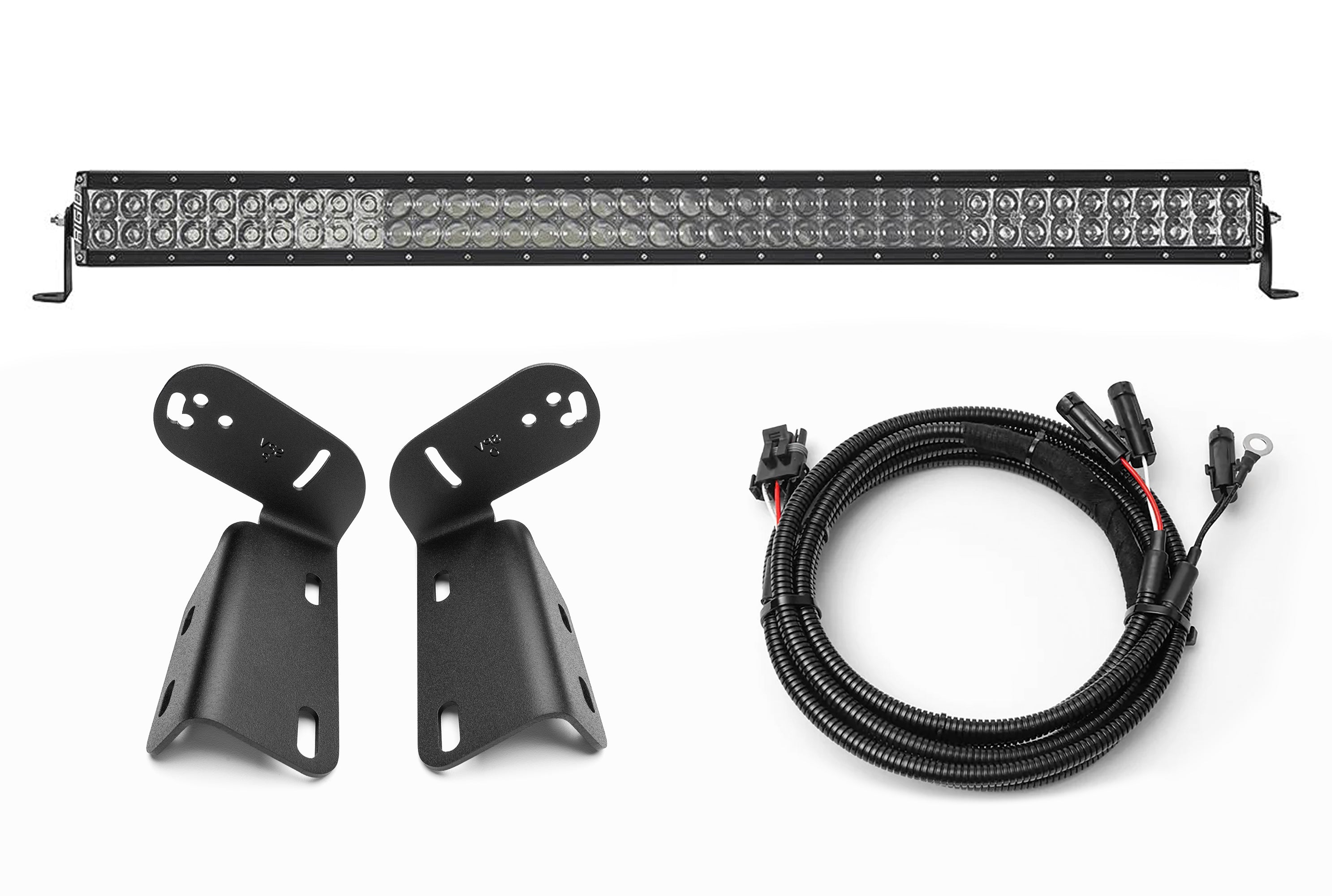 2024 Gen 3 Ford Raptor MODULAR BUMPER Rigid E-Series or SR Pro 40 inch Bumper Light Bar Kit by SPV Parts